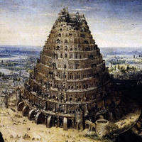 Lucas Van Valckenborch: Tour de Babel (Detail)